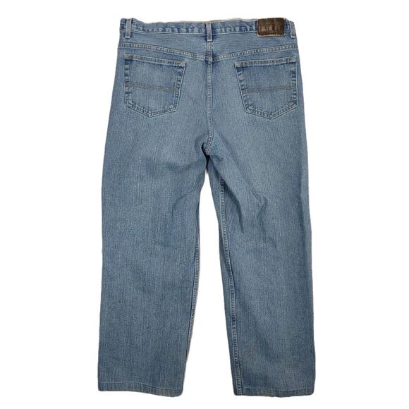 Vtg Y2K IZOD Men's 36x28 Baggy Relaxed Fit Straight Leg Jeans Grunge Denim Retro - Picture 2 of 6